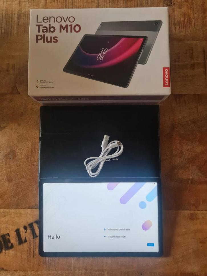 Nette Lenovo tab M10 plus 3DE GEN 128 GB Android 13, Computers en Software, Android Tablets, Zo goed als nieuw, Wi-Fi, 10 inch