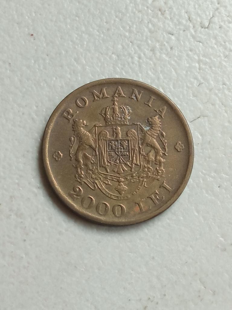 Roemenië 2000 lei 1946., Ophalen of Verzenden, Overige landen, Losse munt