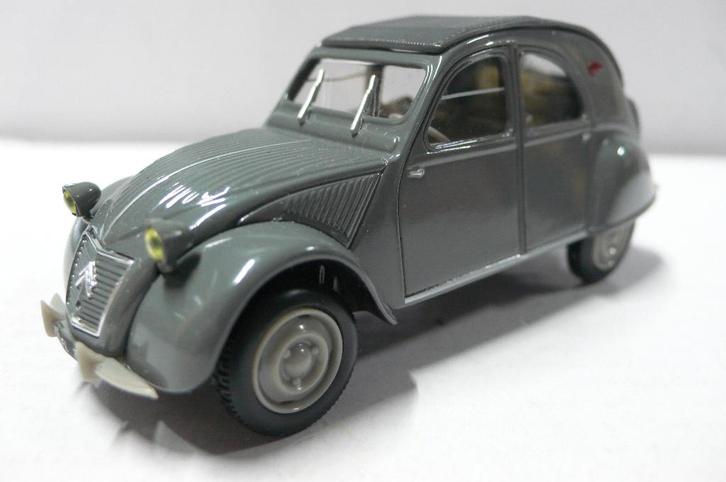 citroen 2cv - met schoonmoederskoffer-norev  1/43, Hobby en Vrije tijd, Modelauto's | 1:43, Nieuw, Auto, Norev, Verzenden