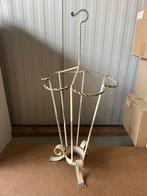 Oude Vintage Metalen Paraplubak Paraplustandaard + Lekbakje, Ophalen of Verzenden, Gebruikt, Metaal