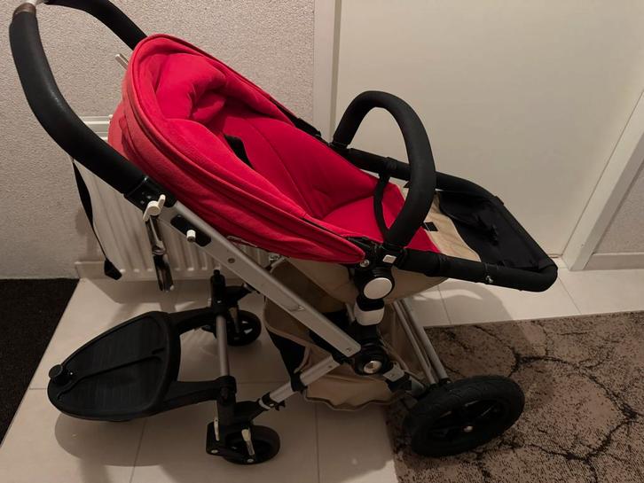 Bugaboo Kinderwagen Compleet met Reiswieg & Meerijdplankje, Kinderen en Baby's, Kinderwagens en Combinaties, Gebruikt, Combiwagen