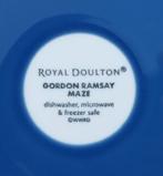 Royal Doulton Gordon Ramsay Maze Dinerborden Denim Blauw, Nieuw, Ophalen of Verzenden, Bord(en), Wedgwood