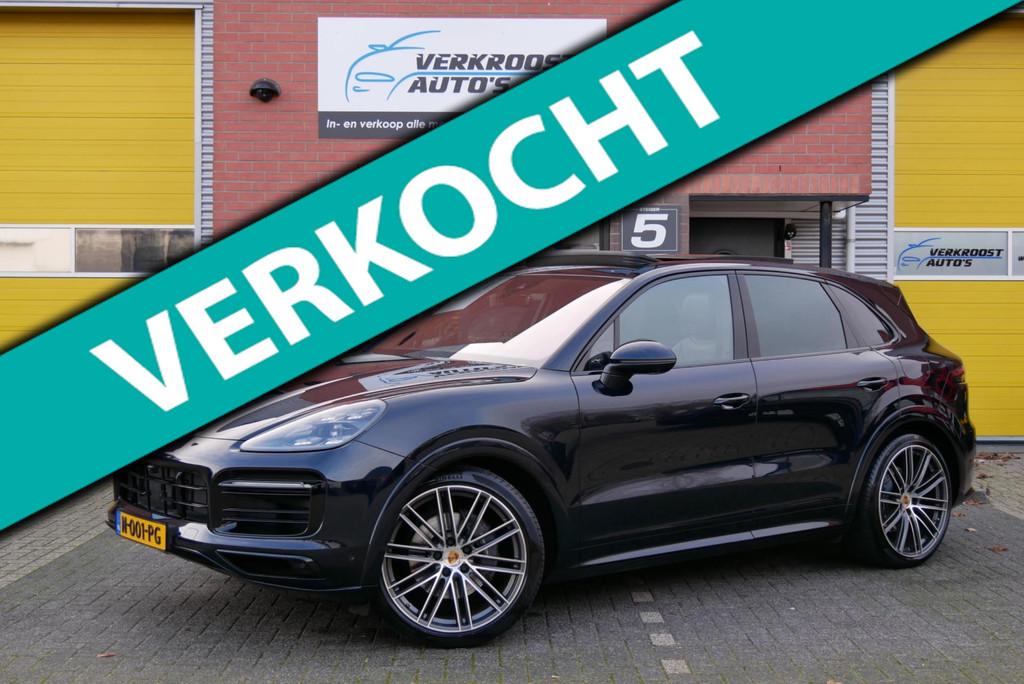 Porsche Cayenne 3.0 E-Hybrid.sport design.pano.massage.full, Automaat, Cayenne, 2995 cc, Blauw