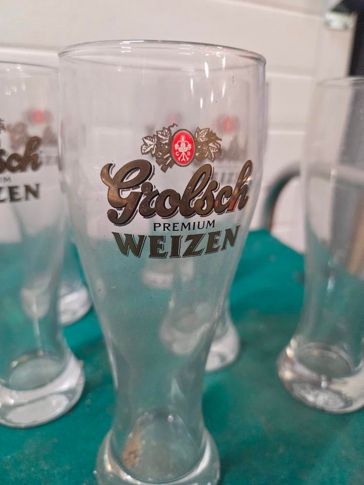 grolsch weizen glas nieuw 6 stuks, Ophalen of Verzenden, 'T Olde Gre-j, Info@toldegrej.nl, Endepoelstraat 20f Didam