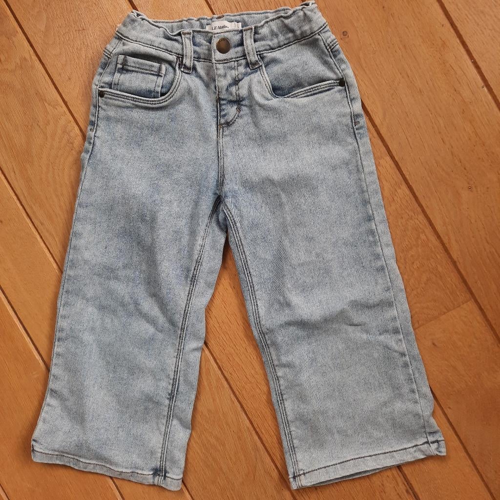LIL' ATELIER flared jeans maat 110 - nieuw -, Kinderen en Baby's, Kinderkleding | Maat 110, Broek, Meisje, Nieuw, Ophalen of Verzenden
