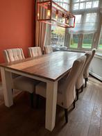 Houten Eettafel, Ophalen, Gebruikt, Eikenhout, 200 cm of meer