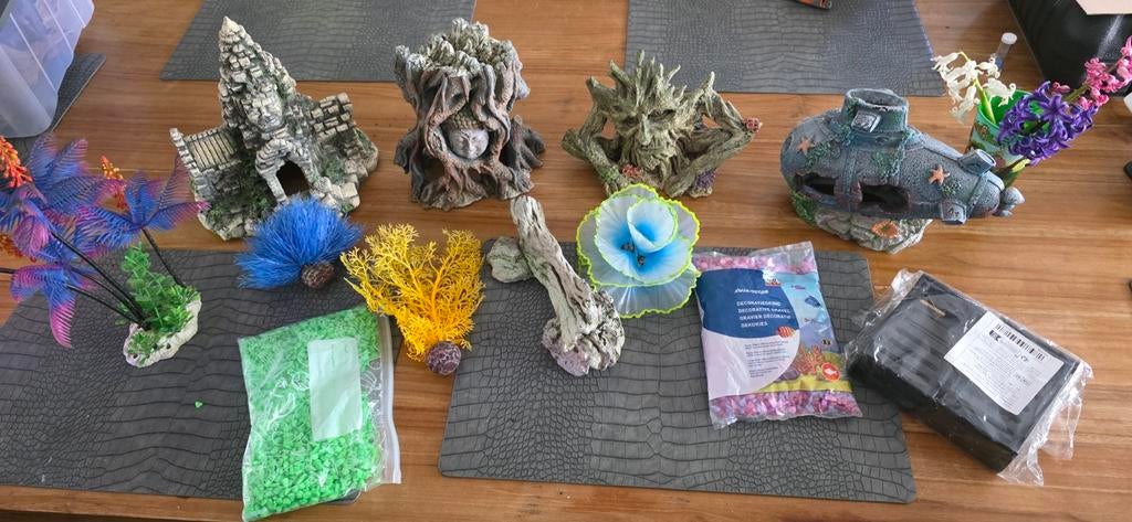 Aquarium ornamente/decoratie, Ophalen