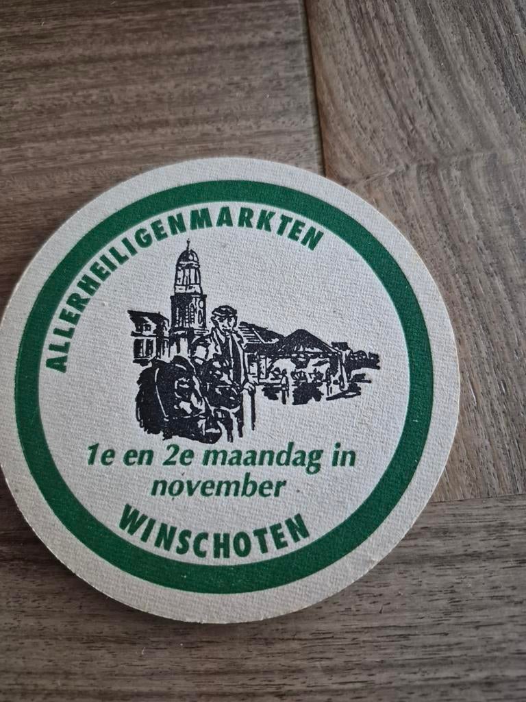 Heineken bierviltje Allerheiligenmarkten Winschoten (3x), Verzamelen, Merken en Reclamevoorwerpen, Ophalen of Verzenden, Overige typen