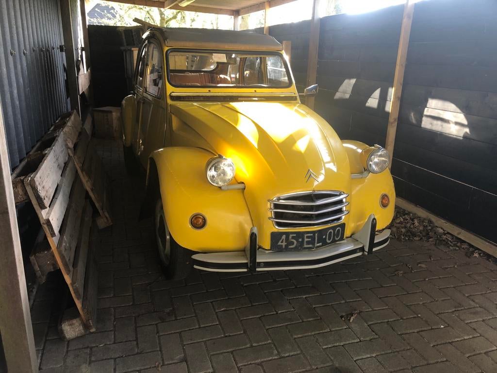 Citroën 2CV 0.6 1974 Geel, 602 cc, 2CV, 29 pk, Particulier