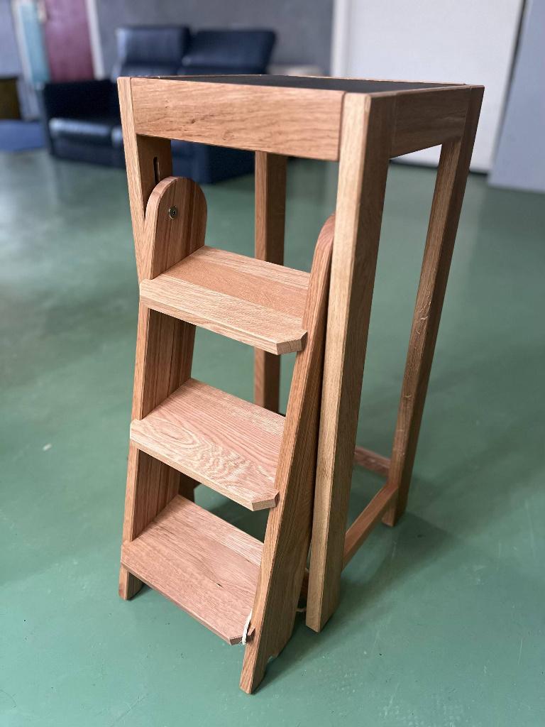 prachtig eiken trapje, Antiek en Kunst, Antiek | Meubels | Kasten, Ophalen