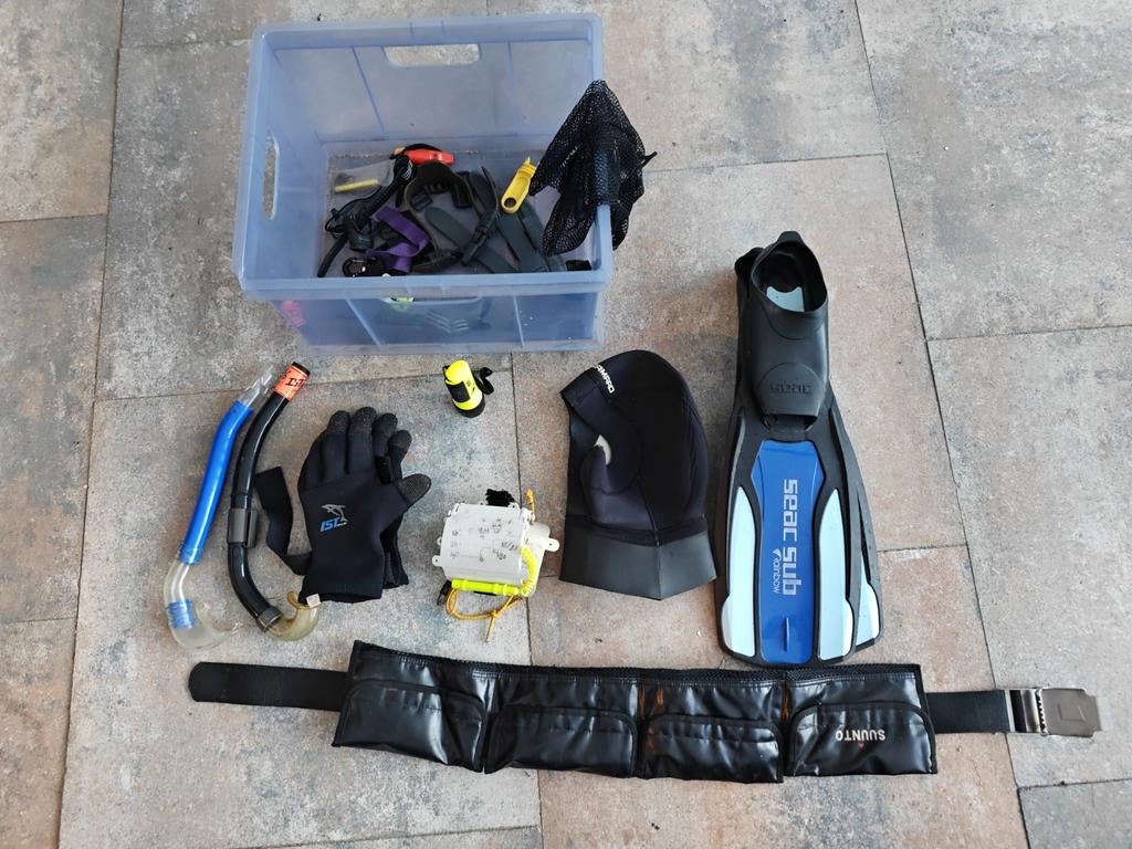 Assortiment Duikaccessoires, Ophalen