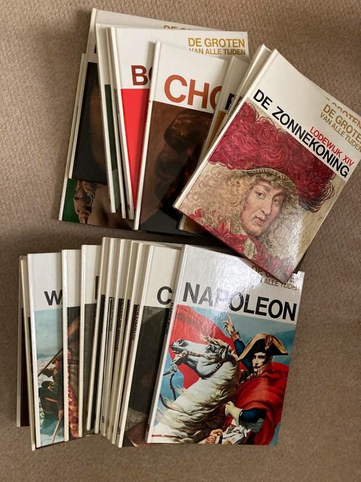 De groten van alle tijden, 23 nieuwe delen, jaren '70, geb., Boeken, Geschiedenis | Wereld, Nieuw, Overige gebieden, Ophalen of Verzenden