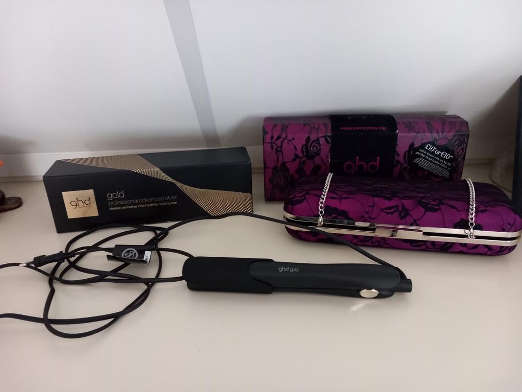 Ghd gold stijltang nieuw, Ophalen of Verzenden, Krultang of Stijltang