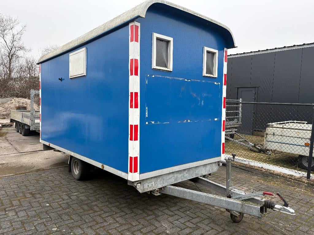 Te koop toiletwagen, wc wagen, sanitair wagen snelverkeer, Doe-het-zelf en Verbouw, Ophalen, Gebruikt