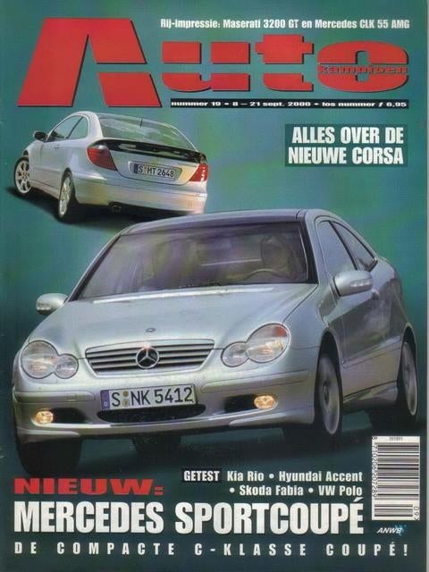 Autokampioen 19 2000 : Mercedes CLK 55 AMG / SportCoupe CLC, Boeken, Auto's | Folders en Tijdschriften, Ophalen of Verzenden, Gelezen