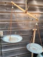 Mooie oude blikken weegschaal, Tuin en Terras, Ophalen of Verzenden, Gebruikt