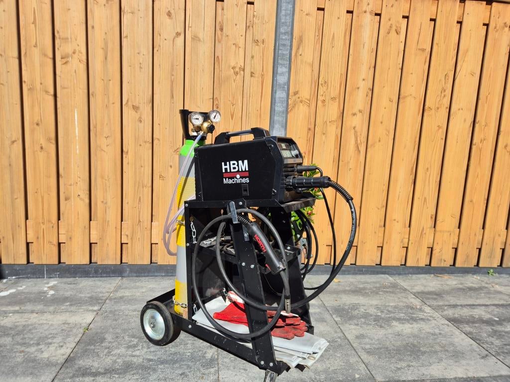 HBM 200 CI Synergic Laskar MIG/MAG Lasapparaat, Ophalen of Verzenden, Zo goed als nieuw, 150 tot 250 ampère, Inverter