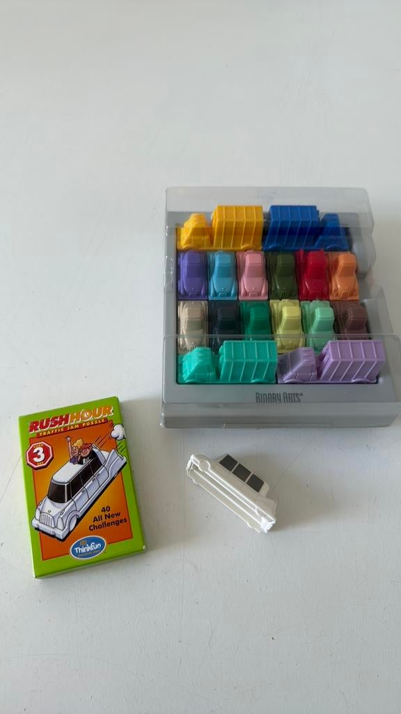 Spel Rush hour, Ophalen of Verzenden, Minder dan 500 stukjes, Zo goed als nieuw, Overige typen