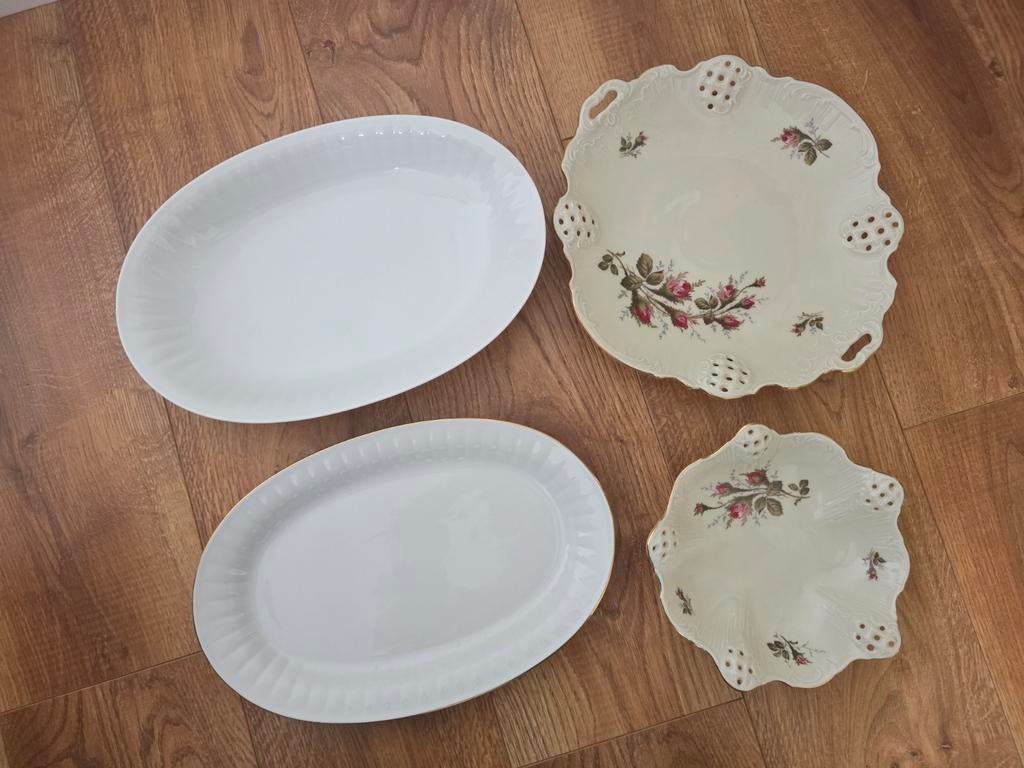 4 mooie schalen, waaronder Rosenthal Classic Rose, Ophalen