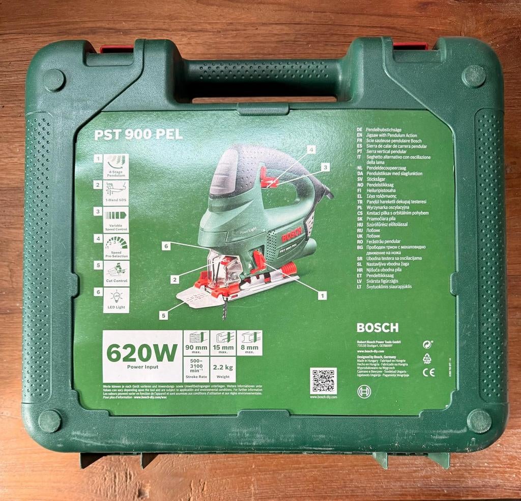 Bosch Decoupeerzaag PST 900 PEL 620W, Doe-het-zelf en Verbouw, Gereedschap | Zaagmachines, Ophalen of Verzenden