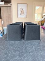 Bedklossen voor boxspring of bed 8 stuks, Ophalen of Verzenden, Gebruikt, Zwart, Overige materialen