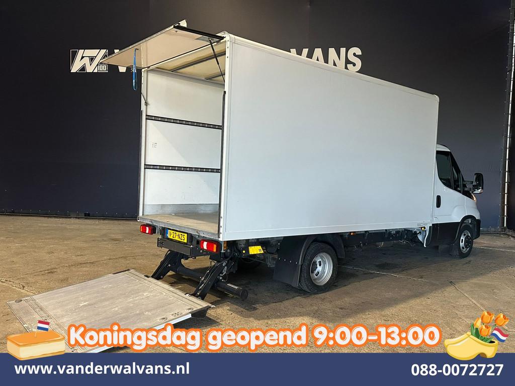 Iveco Daily 35C16 157pk Bakwagen Laadklep Dubbel Lucht Euro6, Auto's, Gebruikt, Iveco, Wit, Bedrijf
