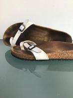 Birkenstock 39 Piazza witte slippers | Gratis verzenden, Slippers, Verzenden, Wit, Zo goed als nieuw
