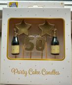 Taartkaarsen 50 jaar - Party Cake Candles, Ophalen of Verzenden, Nieuw, Versiering, Verjaardag
