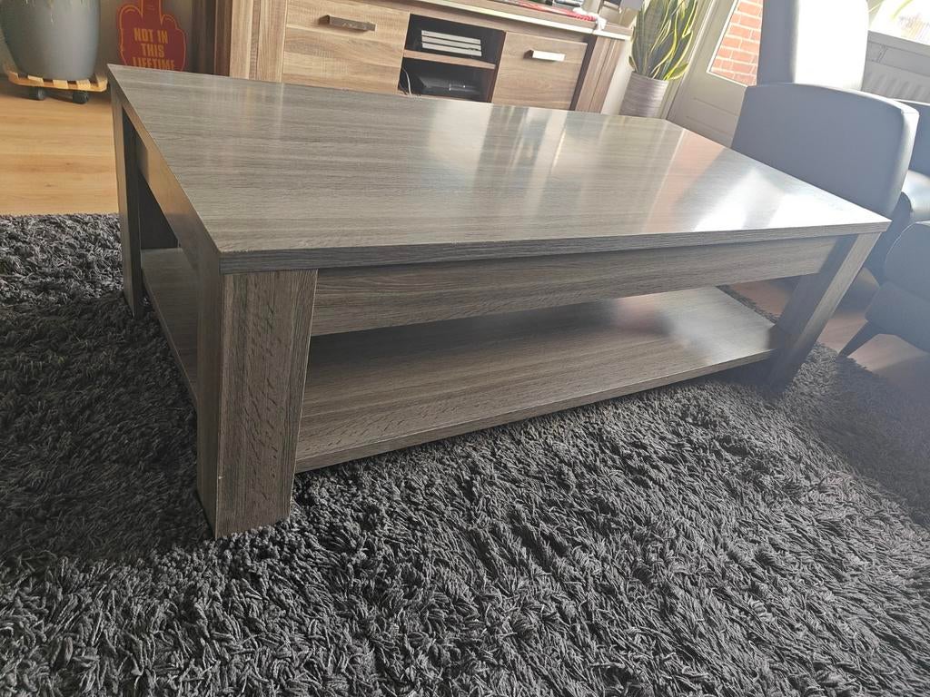 Mooie salontafel, Ophalen, 100 tot 150 cm, 50 tot 100 cm, Zo goed als nieuw