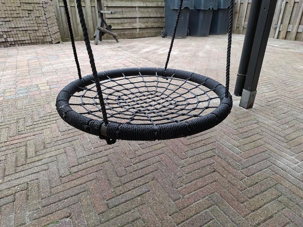 Vogelnest schommel met kussen, Kinderen en Baby's, Speelgoed | Buiten | Speeltoestellen, Ophalen, Gebruikt, Schommel