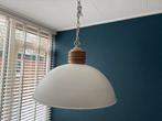 Industriële hanglamp wit, 71 cm doorsnee, Ophalen, Gebruikt, Metaal, 50 tot 75 cm