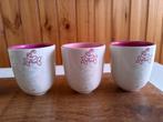 3 bekers van Jet ter steege, Ophalen of Verzenden, Zo goed als nieuw, Overige stijlen, Kop(pen) en/of Schotel(s)