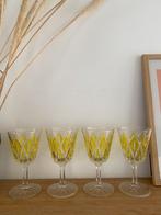 Vier vintage wijnglazen, Ophalen of Verzenden, Zo goed als nieuw