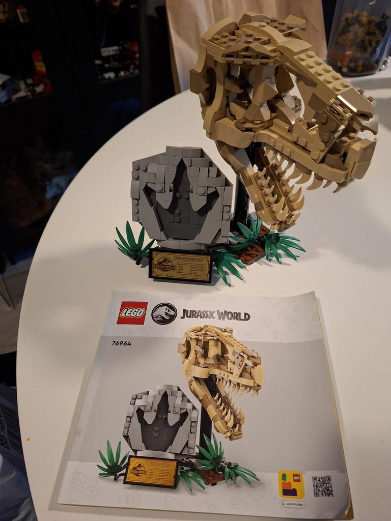 Lego Jurassic World T. Rex Dinosaurus Fossiel Display 76964, Jurassic World, Lego, Ophalen of Verzenden, Zo goed als nieuw