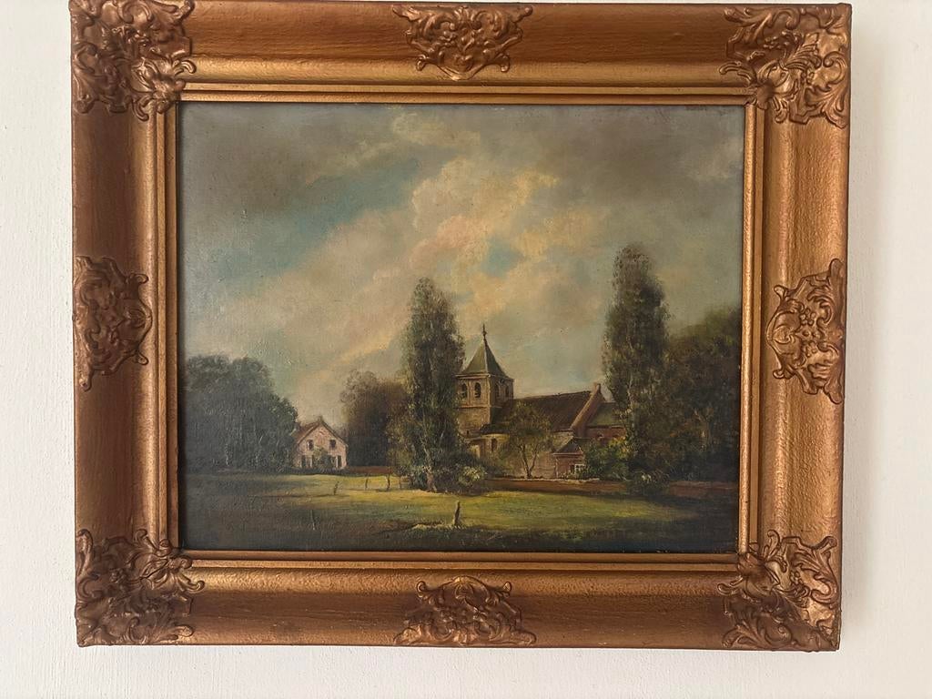 Schilderij van Jos van Brakel met lijst, Ophalen of Verzenden