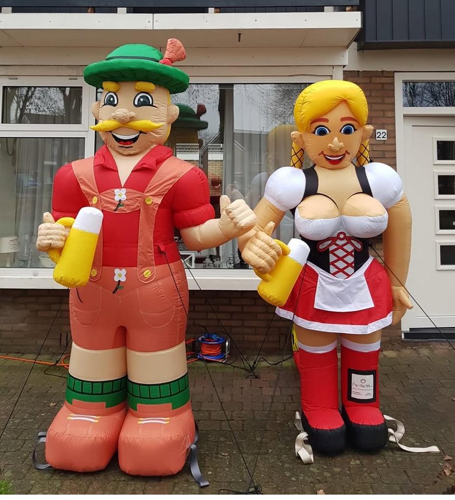 Tiroler echtpaar te huur FUNLUCHT Beilen 0613808090, Ophalen, Zo goed als nieuw, Verjaardag