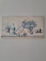 Twee canvas schilderijen landelijk 75x40 cm samen 12 euro, Huis en Inrichting, Ophalen, Zo goed als nieuw, Schilderij, Minder dan 50 cm