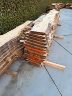 13 x eiken schaaldelen 240x40x2,5 cm voor 400euro, Ophalen, Zo goed als nieuw, Hout, 60 tot 100 cm