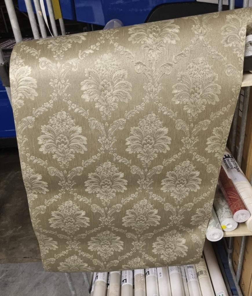 Eijffinger behang goud barok voorradig nr.311039., Ophalen of Verzenden, 75 m² of meer, Barok