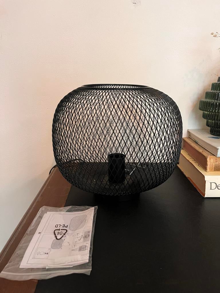 2x Leen Bakker lamp nieuw - Zwarte metalen hanglampen, Fietsen en Brommers, Fietsaccessoires | Fietsmanden, Ophalen of Verzenden