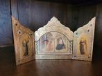 Drieluik met religieuze voorstelling, Antiek en Kunst, Ophalen of Verzenden