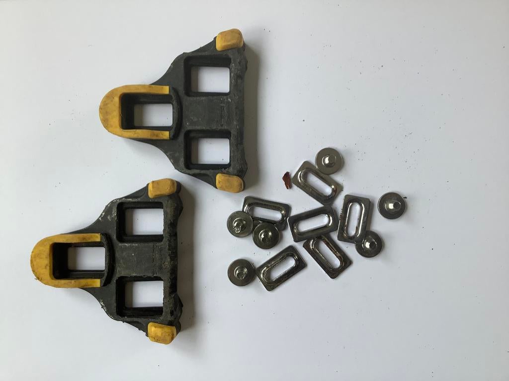 Shimano schoenplaatjes, Ophalen of Verzenden, Zo goed als nieuw, Crankstel of Pedalen