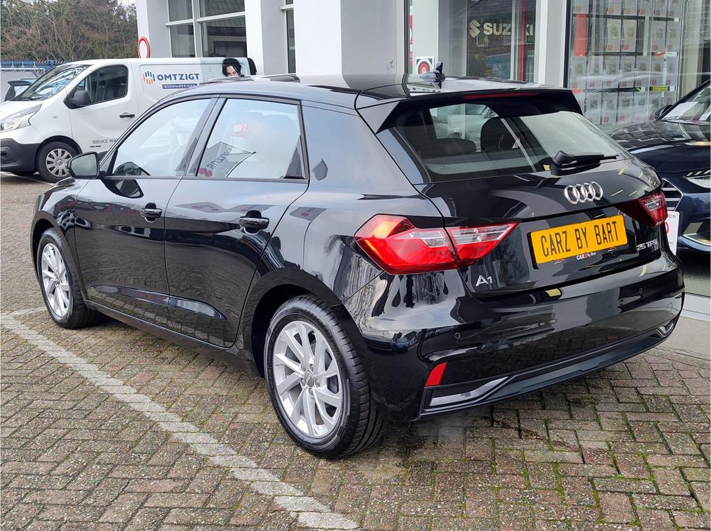 Audi A1 Sportback 25 TFSI ADVANCED EDITION AUT. Virtual Cock, 12 maanden, Stof, Zwart, Bedrijf
