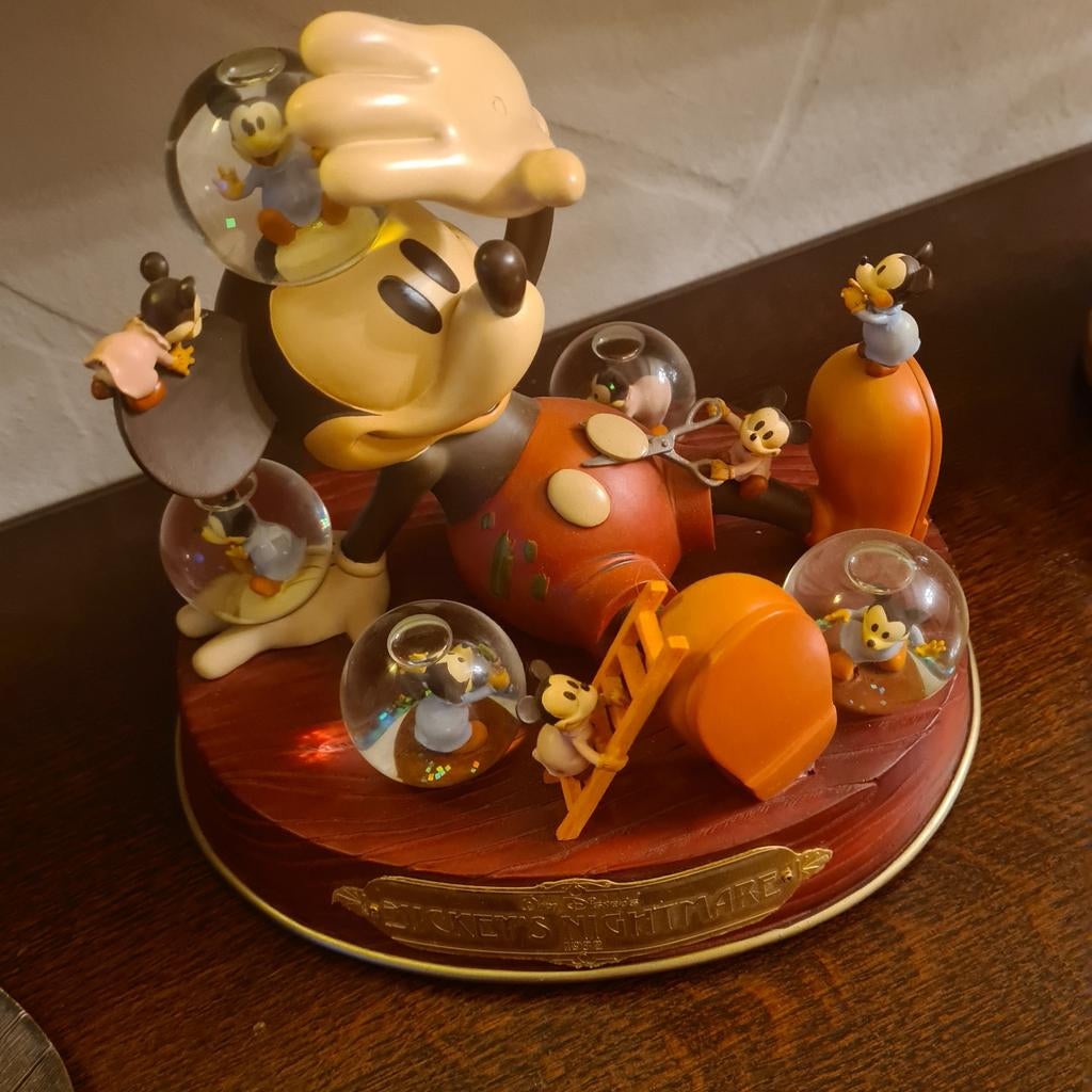 Disney's Nightmare Mickey Mouse Muziekdoos Sneeuwbol, Ophalen of Verzenden