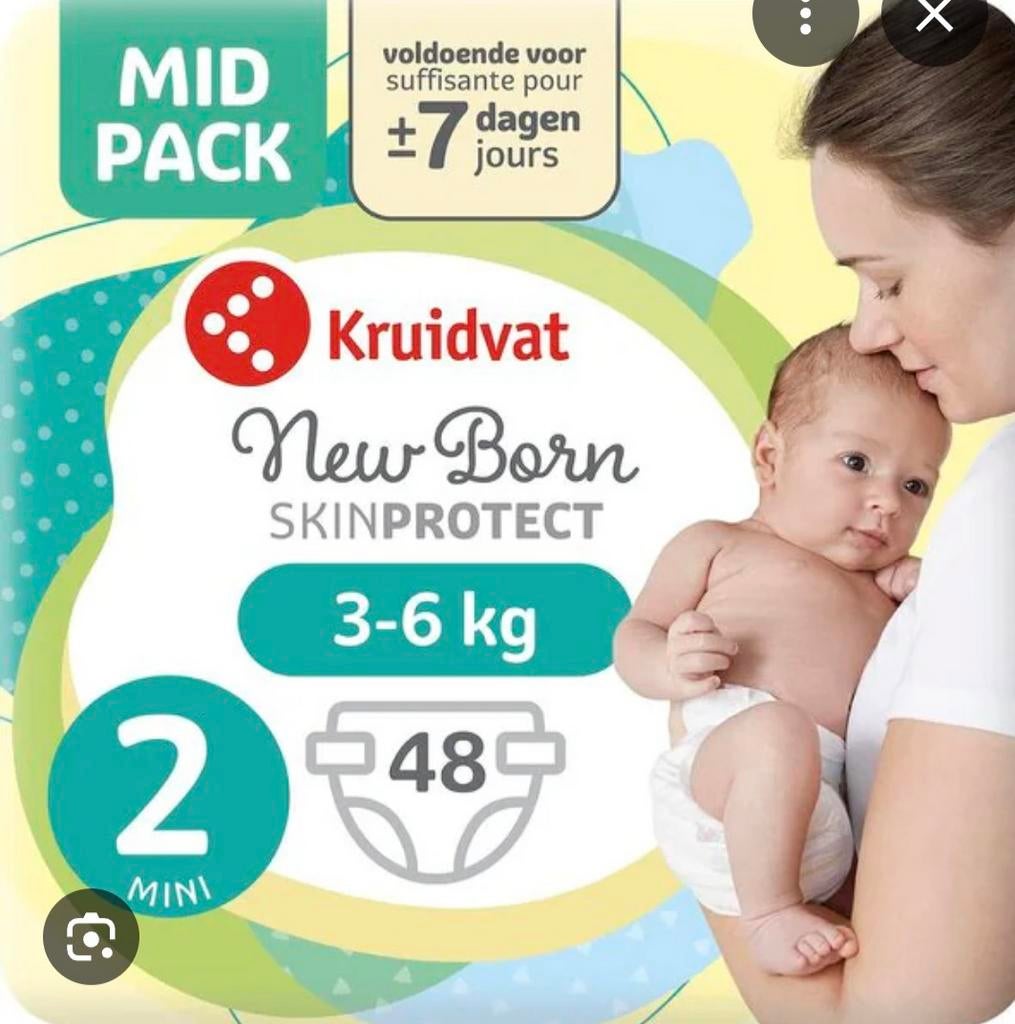 Kruidvat luiers maat 2 en 1, Ophalen, Nieuw