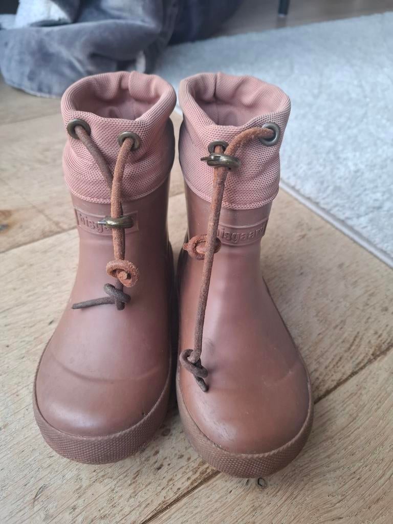 Bisgaard regenlaarzen oudroze maat 27, Gebruikt, Meisje, Ophalen of Verzenden, Laarzen