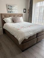 Swiss Sense Royal Babylon Boxspring - Zo goed als nieuw, Bruin, Design met oog voor elk detail, Tweepersoons, Ophalen of Verzenden