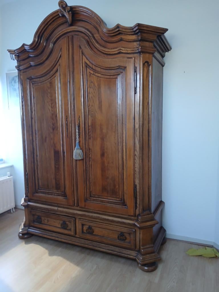 linnen kast eikenhoud, Ophalen, Gebruikt, 200 cm of meer, Klassiek