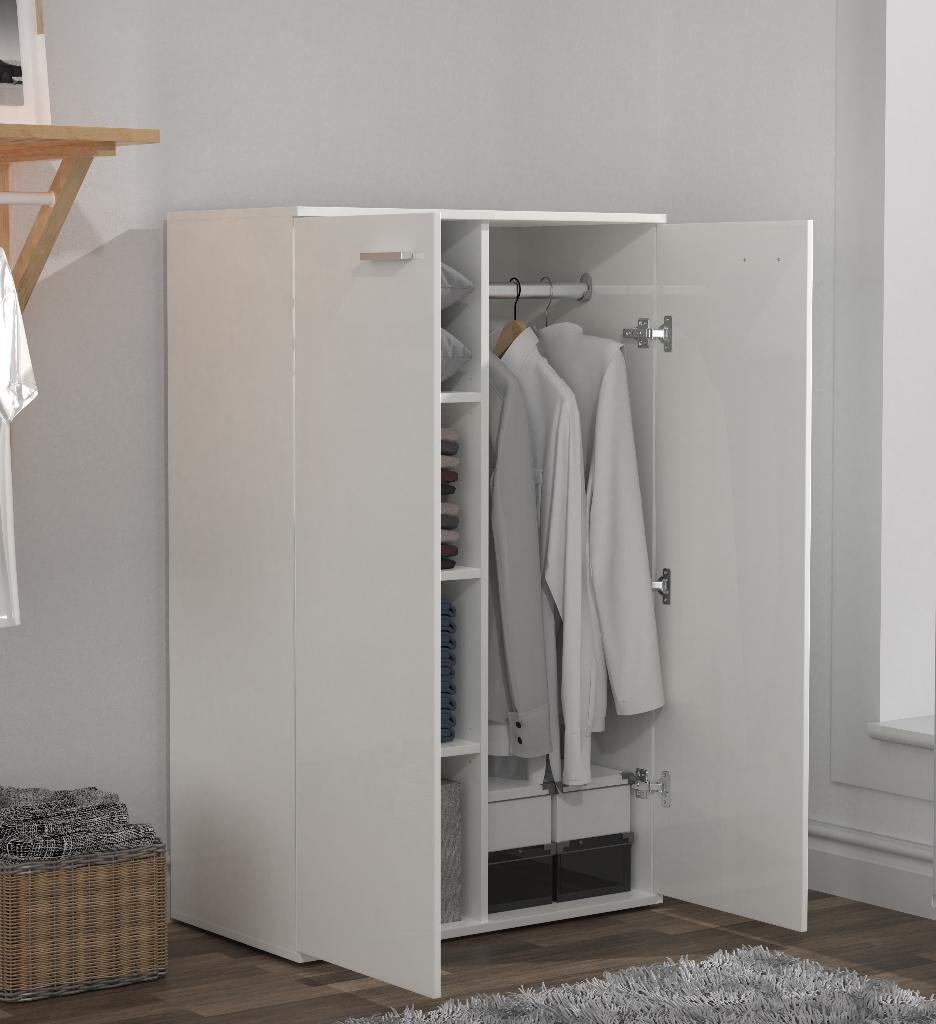 Kledingkast kinderkamer - legplanken en hanggedeelte 120cm, Ophalen, Kast, 50 tot 70 cm, Nieuw