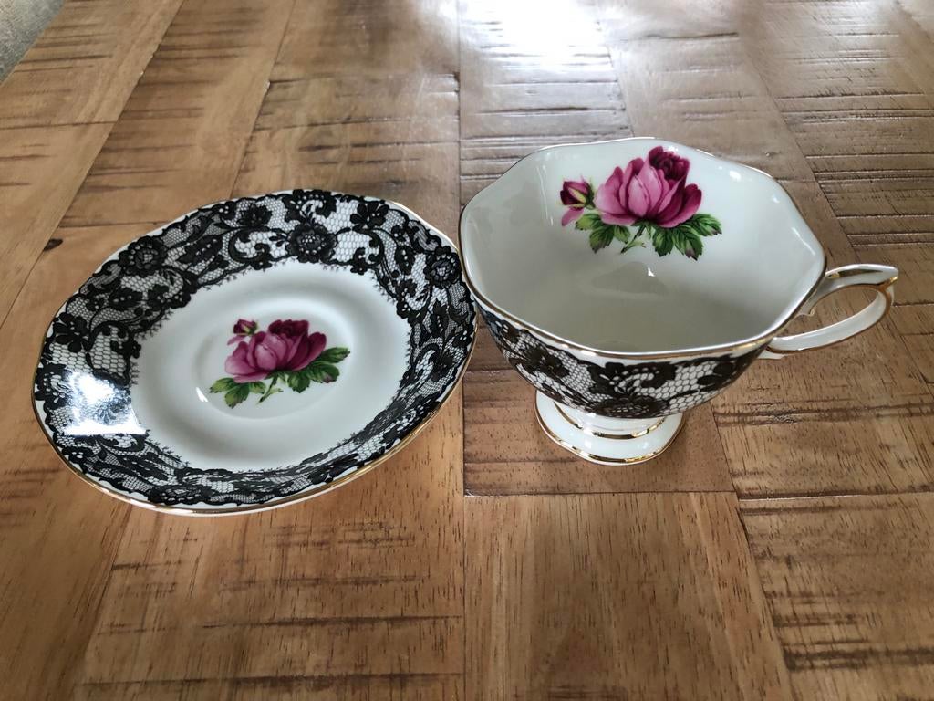 Heren kop en schotel, nieuw, merk: Don Ton Manor,, Nieuw, Ophalen of Verzenden, Overige stijlen, Kop(pen) en/of Schotel(s)